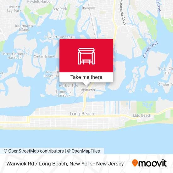 Warwick Rd / Long Beach map