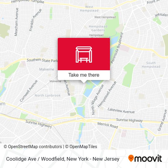 Mapa de Coolidge Ave / Woodfield
