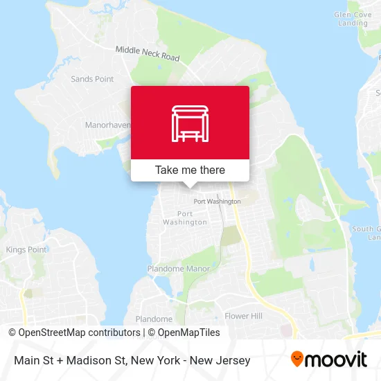 Main St + Madison St map