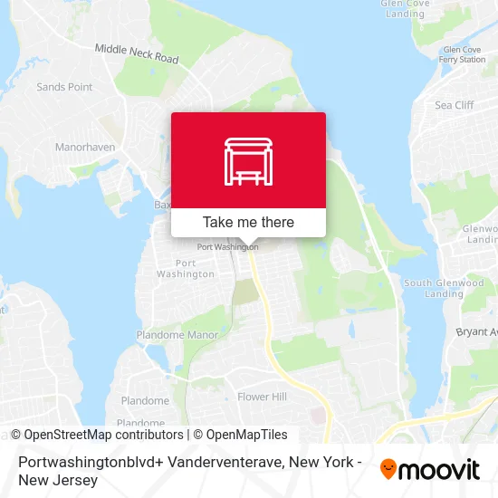 Portwashingtonblvd+ Vanderventerave map