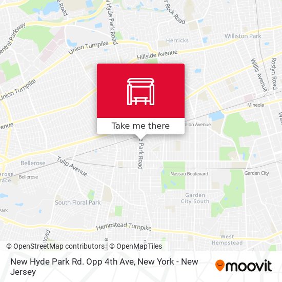 New Hyde Park Rd. Opp  4th Ave map