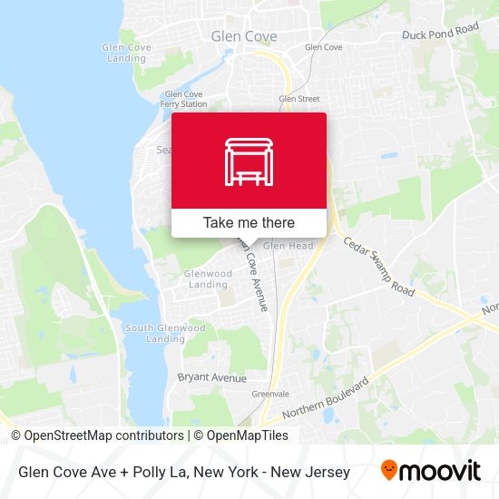 Mapa de Glen Cove Ave + Polly La