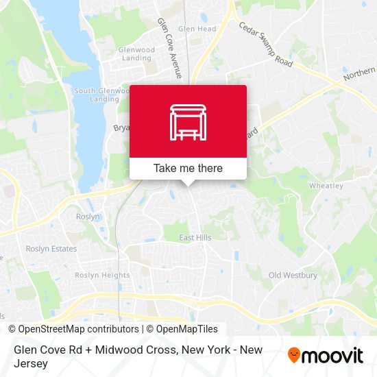 Mapa de Glen Cove Rd + Midwood Cross