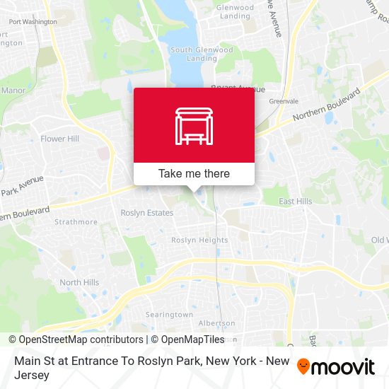 Mapa de Main St at Entrance To Roslyn Park