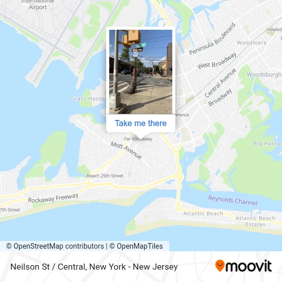 Neilson St / Central map