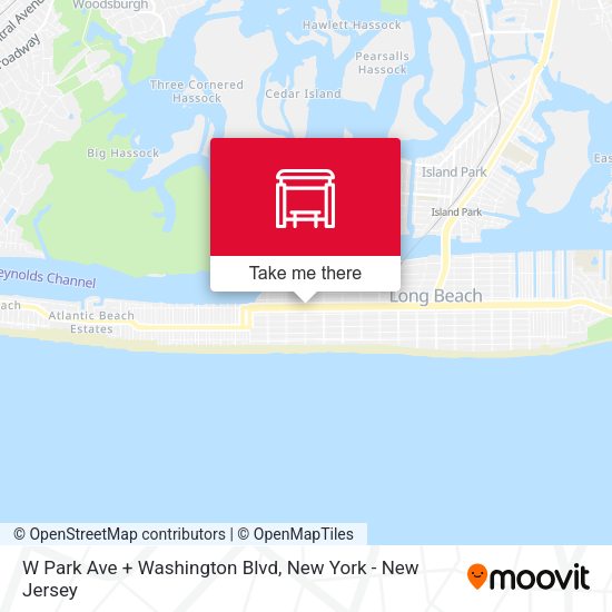 Mapa de W Park Ave + Washington Blvd