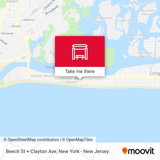 Mapa de Beech St + Clayton Ave