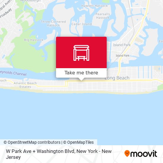 W Park Ave + Washington Blvd map