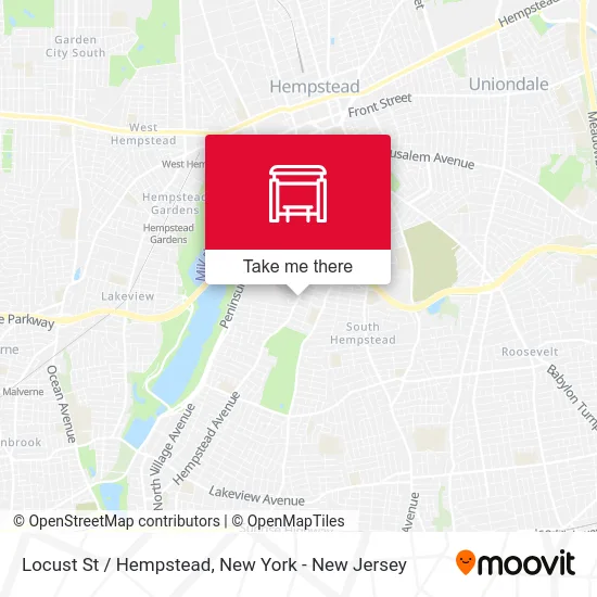 Locust St / Hempstead map