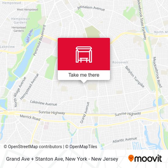 Mapa de Grand Ave + Stanton Ave