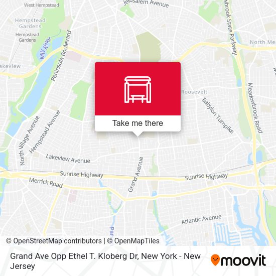 Grand Ave Opp Ethel T. Kloberg Dr map