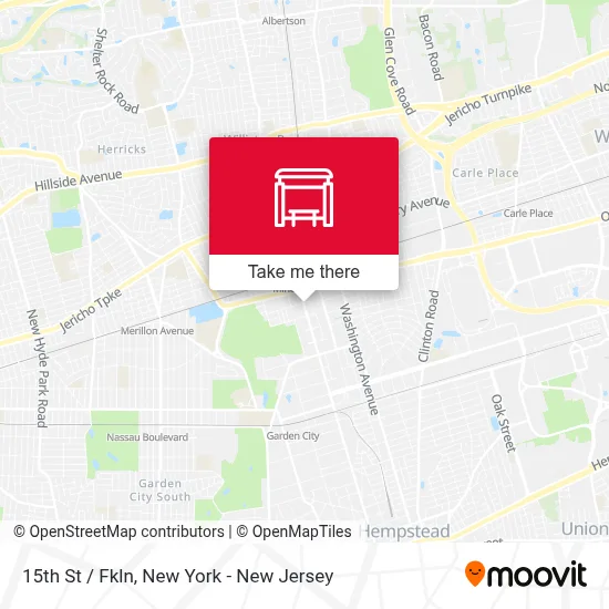 15th St / Fkln map