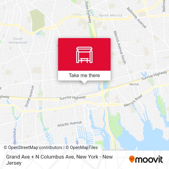Mapa de Grand Ave + N Columbus Ave