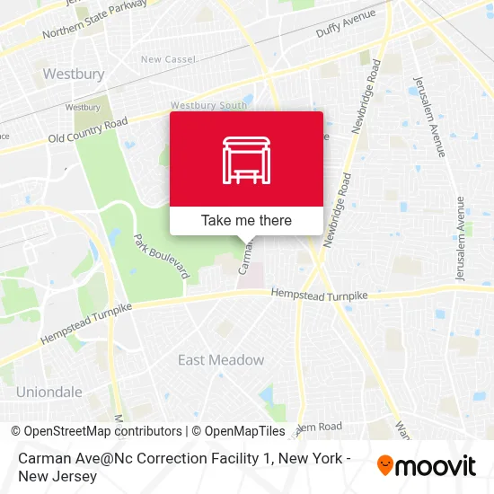 Carman Ave@Nc Correction Facility 1 map