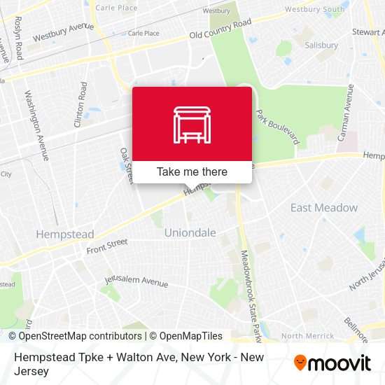 Mapa de Hempstead Tpke + Walton Ave