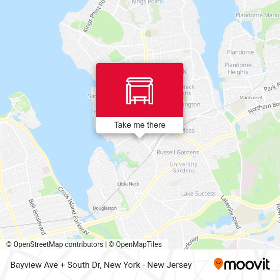 Mapa de Bayview Ave + South Dr