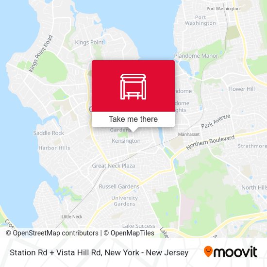 Mapa de Station Rd + Vista Hill Rd
