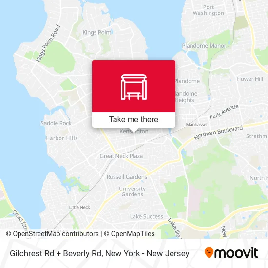 Gilchrest Rd + Beverly Rd map