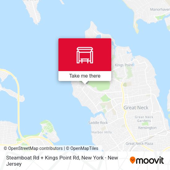 Mapa de Steamboat Rd + Kings Point Rd