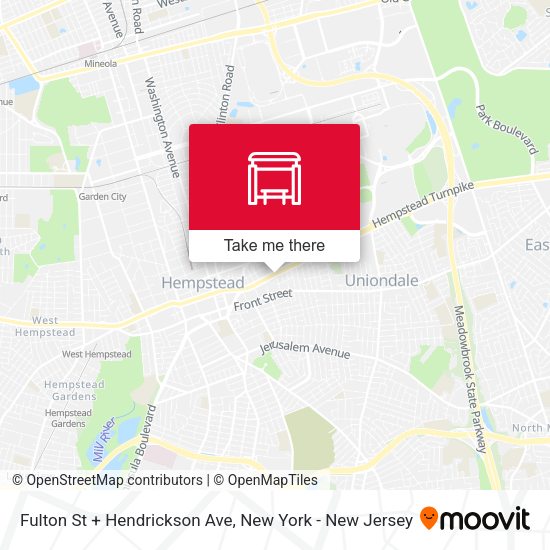 Mapa de Fulton St + Hendrickson Ave