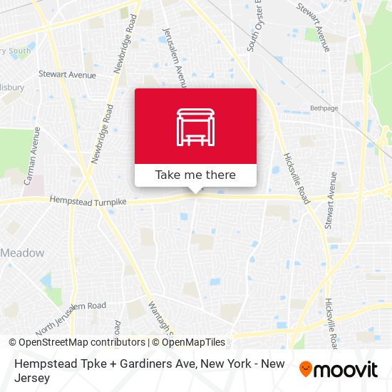 Hempstead Tpke + Gardiners Ave map