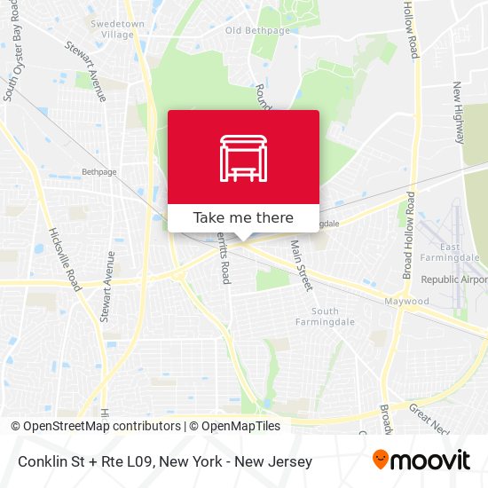 Mapa de Conklin St + Rte L09