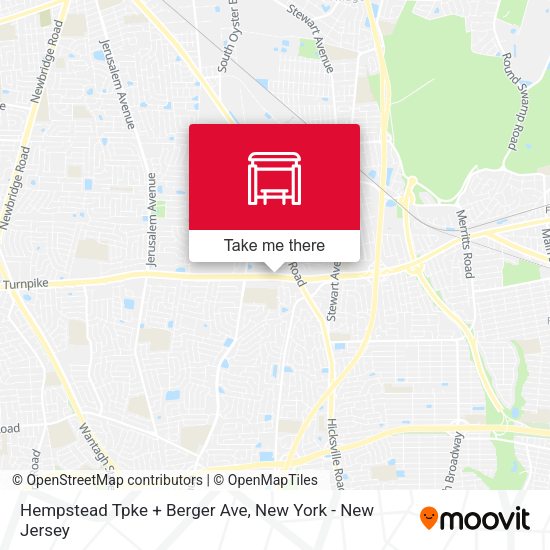 Mapa de Hempstead Tpke + Berger Ave