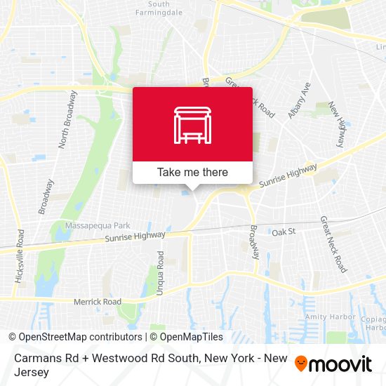 Mapa de Carmans Rd + Westwood Rd South