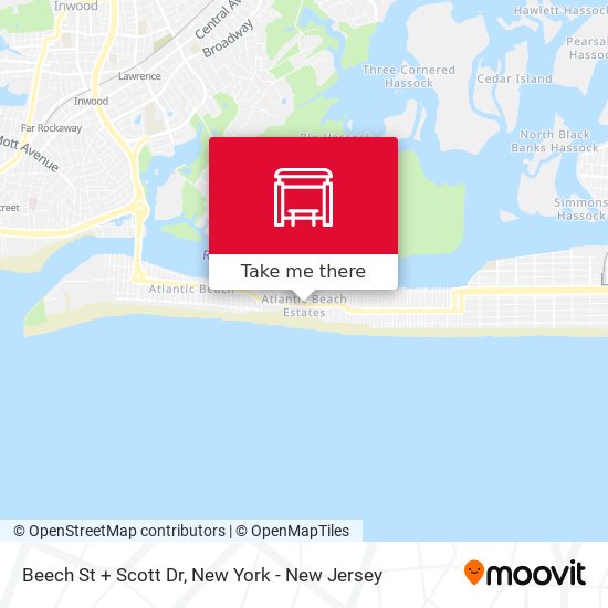 Mapa de Beech St + Scott Dr