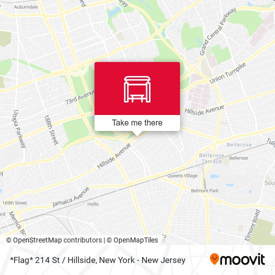 Mapa de *Flag* 214 St / Hillside