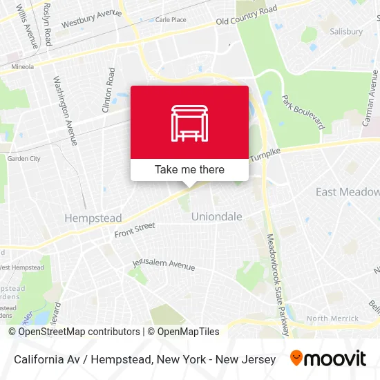 California Av / Hempstead map