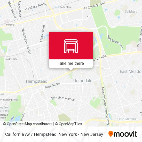 California Av / Hempstead map