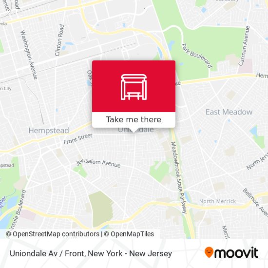 Mapa de Uniondale Av / Front