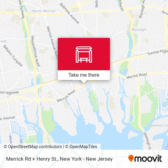 Mapa de Merrick Rd + Henry St.