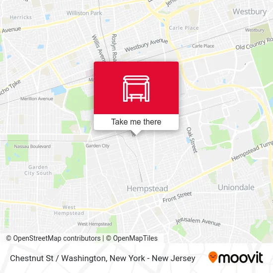 Chestnut St / Washington map