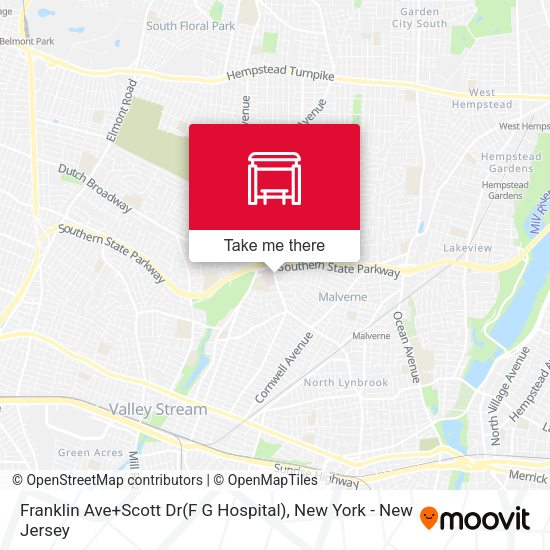 Mapa de Franklin Ave+Scott Dr(F G Hospital)