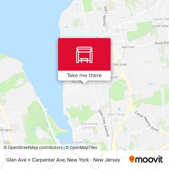Glen Ave + Carpenter Ave map