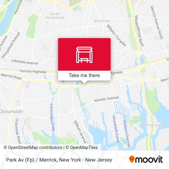 Park Av (Fp) / Merrick map