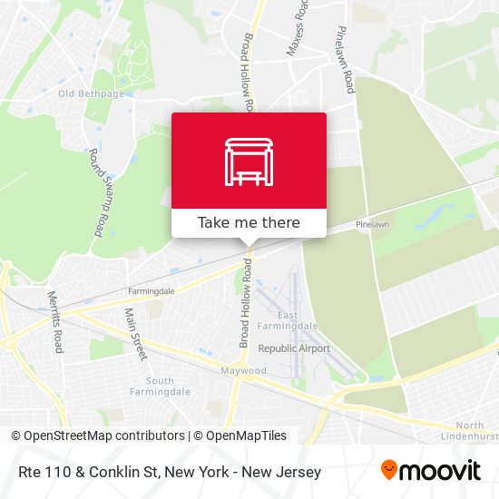Mapa de Rte 110 & Conklin St