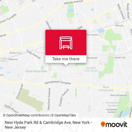 Mapa de New Hyde Park Rd & Cambridge Ave