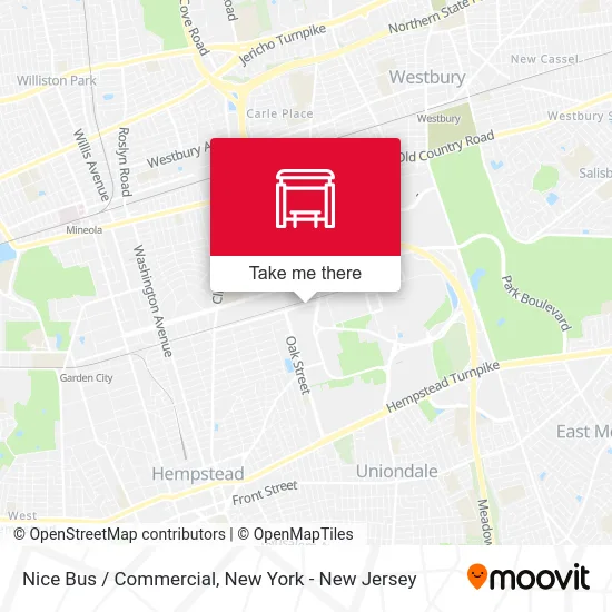 Nice Bus / Commercial map