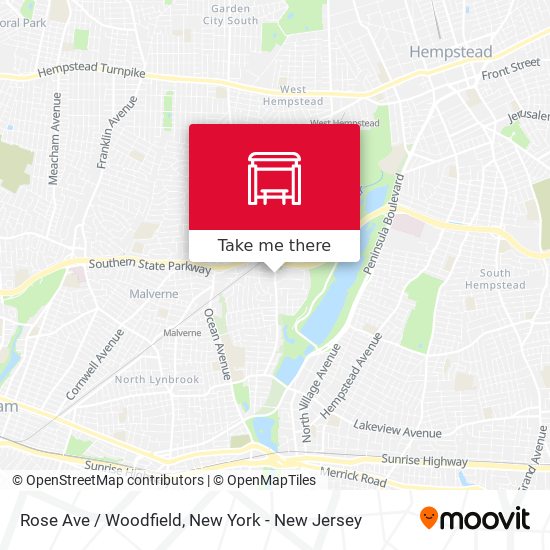 Mapa de Rose Ave / Woodfield