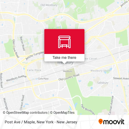 Post Ave / Maple map