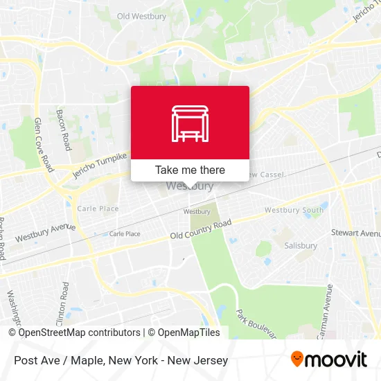 Post Ave / Maple map