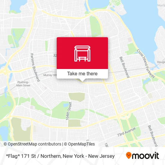 *Flag* 171 St / Northern map