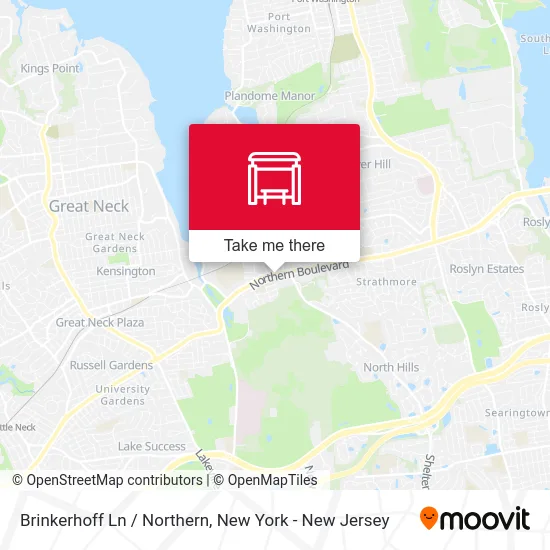 Brinkerhoff Ln / Northern map