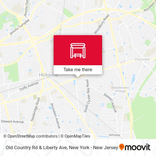 Mapa de Old Country Rd & Liberty Ave