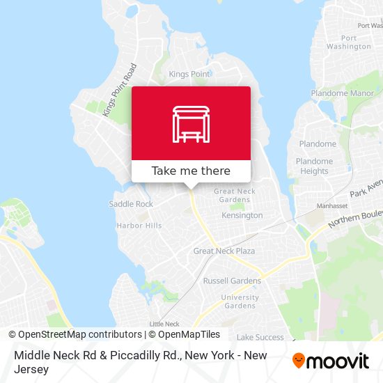 Middle Neck Rd & Piccadilly Rd. map
