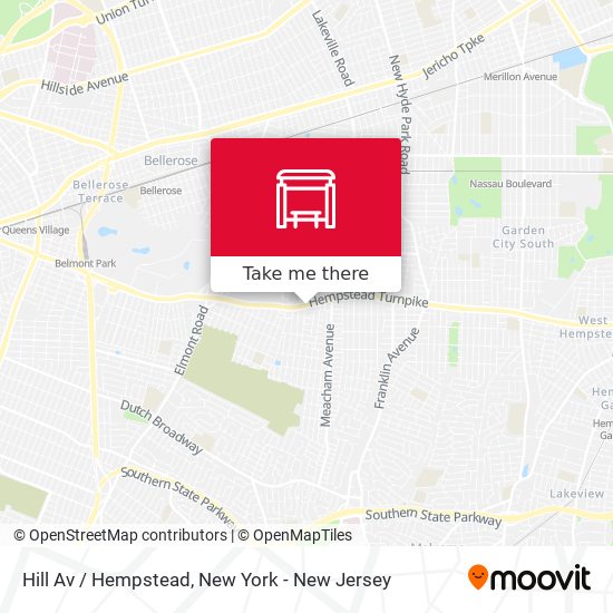 Hill Av / Hempstead map