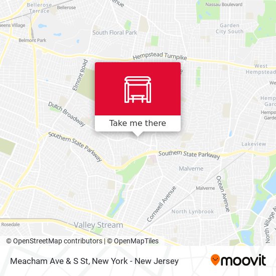 Mapa de Meacham Ave & S St